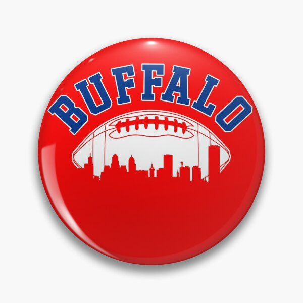 Artikelvorschau, Buffalo Football Skyline New York NY Sport Geschenk entworfen und verkauft von JessehessArt.