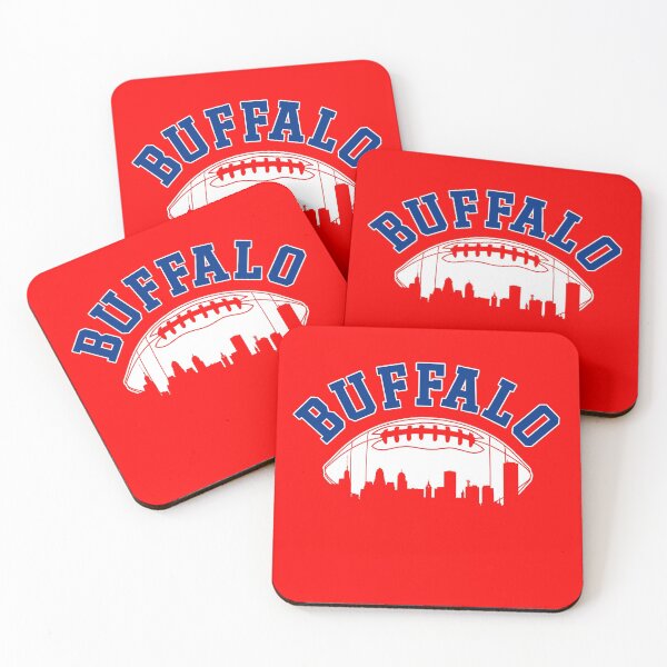 Item preview, Vintage Buffalo Football Skyline New York NY Sport Gift designed and sold by JessehessArt.