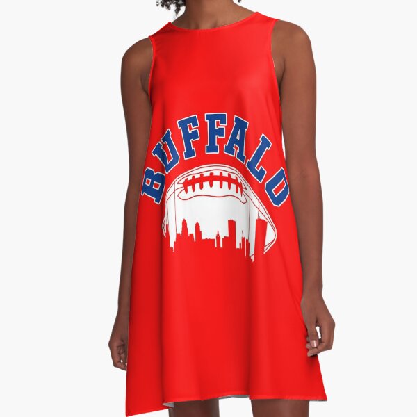 Vintage Buffalo New York NY Football Mafia Sports Gift A-Line Dress for  Sale by JessehessArt