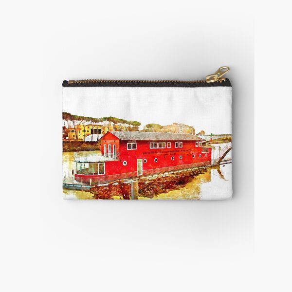 Item preview, Rome: Tiber River red boat designed and sold by Giuseppe Cocco.