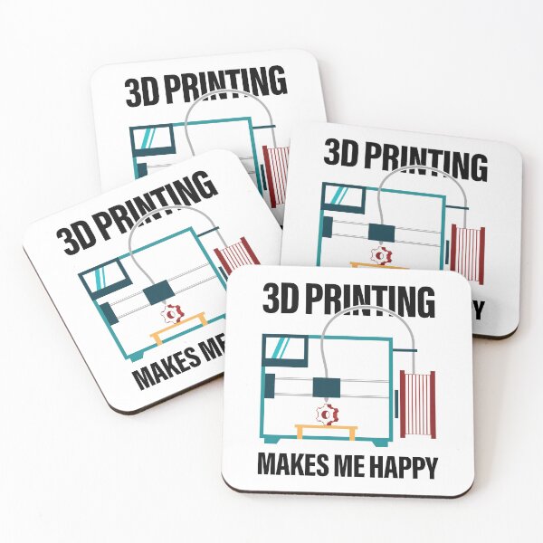 Item preview, 3D Printing Makes Me Happy FFF Addict designed and sold by GravitiTees.