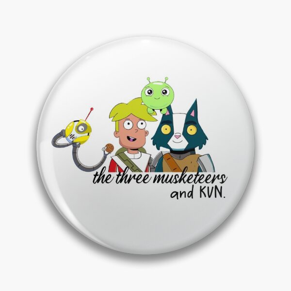 Item preview, The Three Musketeers and KVN designed and sold by Shy Girl Merchant.