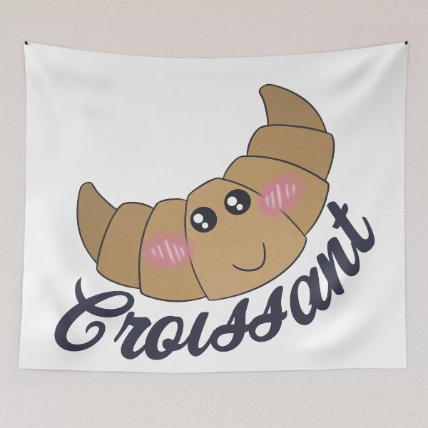 Item preview, Cute Croissant Graphic designed and sold by xOvacast.