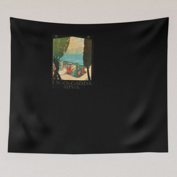 Item preview, retro iconic Riva Lago di Garda designed and sold by CorasPosters.