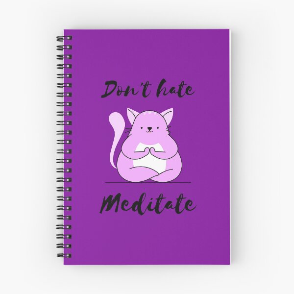 Item preview, Don't Hate Meditate designed and sold by Ayurveda Fun Store.