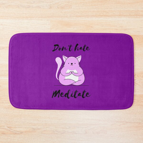 Item preview, Don't Hate Meditate designed and sold by Ayurveda Fun Store.