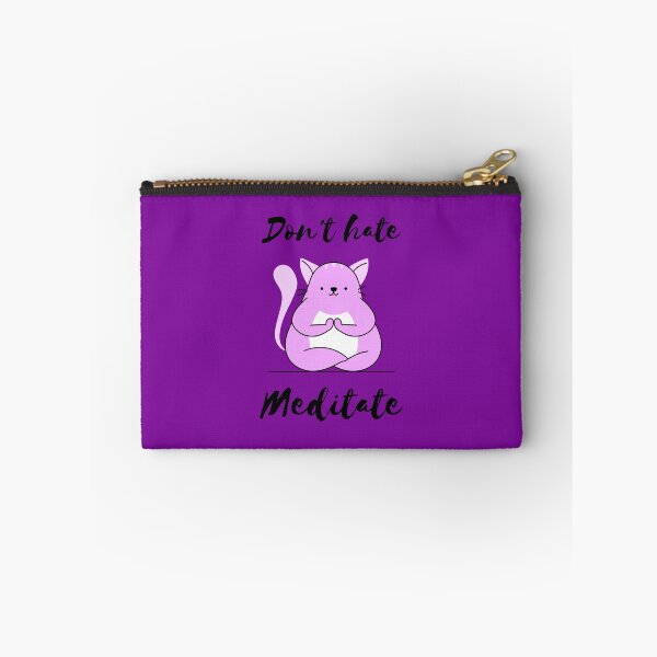Item preview, Don't Hate Meditate designed and sold by Ayurveda Fun Store.
