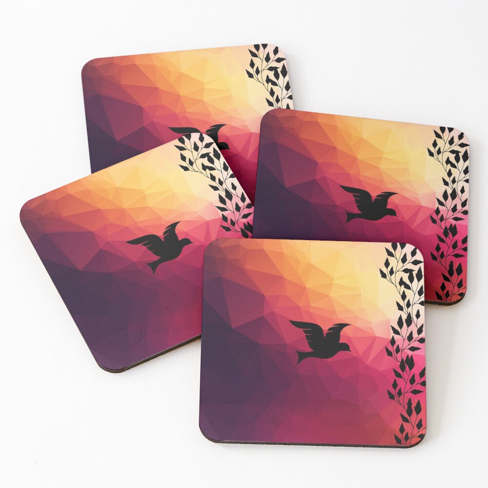 Item preview, Coasters (Set of 4) designed and sold by RuchikaArt.