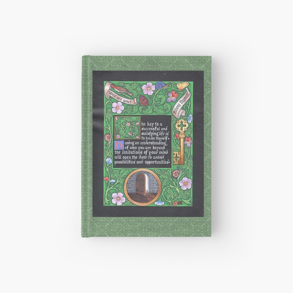 Medieval Illumination - Know Thyself Hardcover Journal