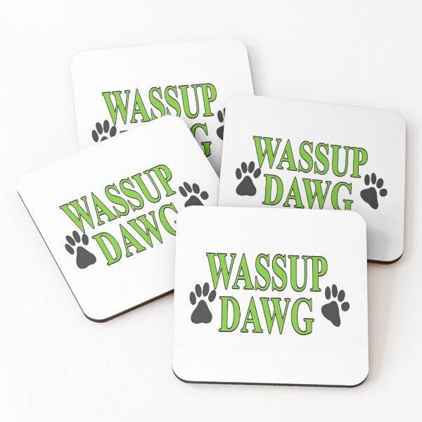 Item preview, Whats Up Dog green designed and sold by NancyArtDesigns.