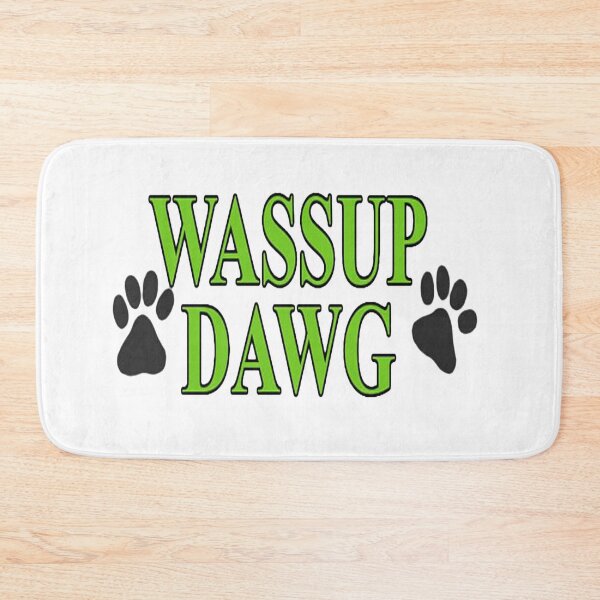 Item preview, Whats Up Dog green designed and sold by NancyArtDesigns.