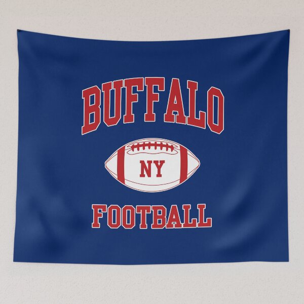 Item preview, Vintage Red Art NY Buffalo Football New York Sports Gift designed and sold by JessehessArt.