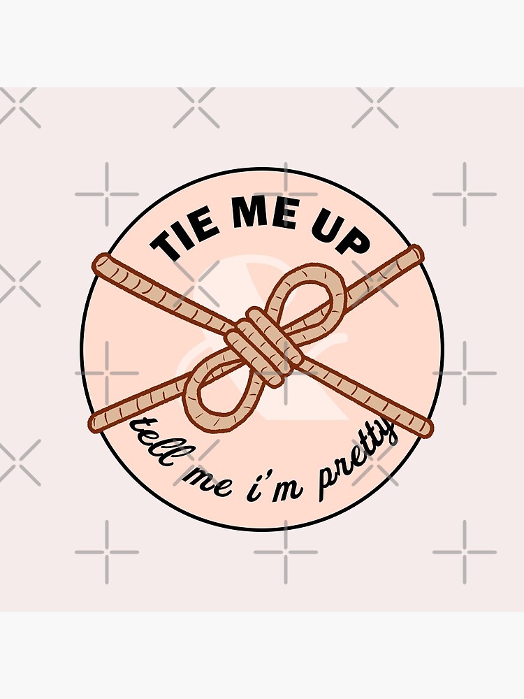 Thumbnail 3 of 3, Pin, Tie Me Up and Tell Me I'm Pretty // BDSM, Shibari, Rope designed and sold by PikachuRox.