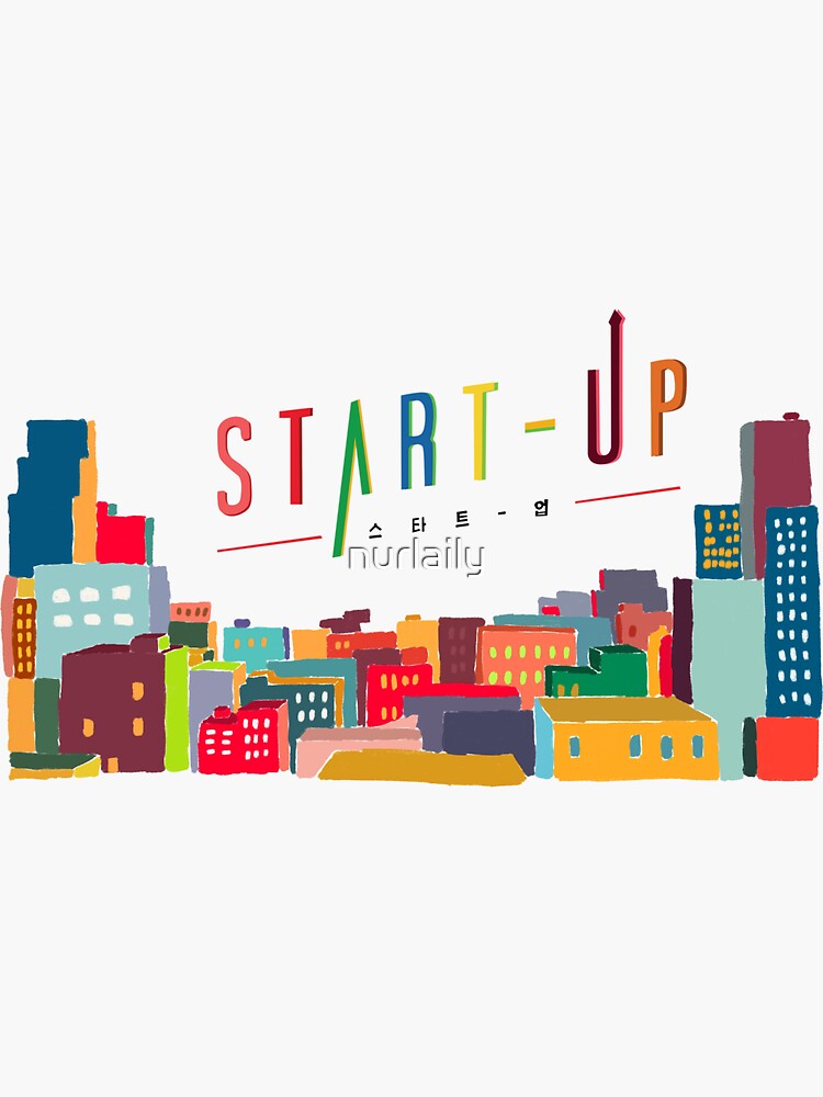 "Start-Up (스타트업) Kdrama - City" Sticker by nurlaily | Redbubble