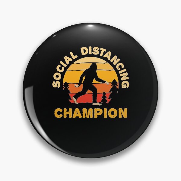 Item preview, Social Distancing Champion Bigfoot Sasquatch designed and sold by Hananiah Merch.