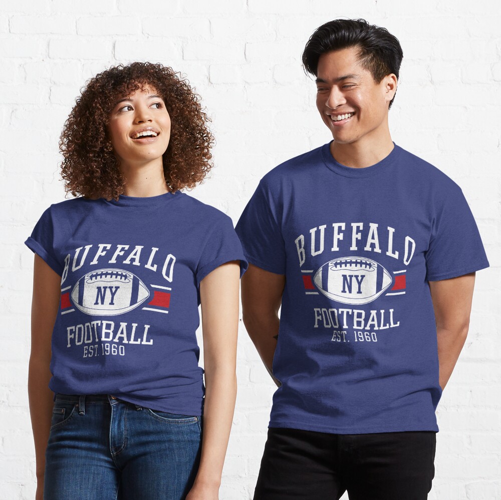 Vintage Bills Mafia NY Buffalo Football Blue Art New York Sports Gift  Graphic T-Shirt Dress for Sale by JessehessArt