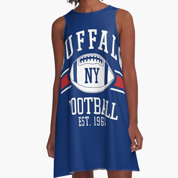 Vintage Buffalo New York NY Football Mafia Sports Gift A-Line Dress for  Sale by JessehessArt