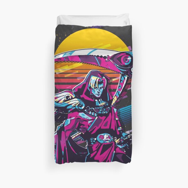 Thanatos - Hades game (80s Retro) Duvet Cover