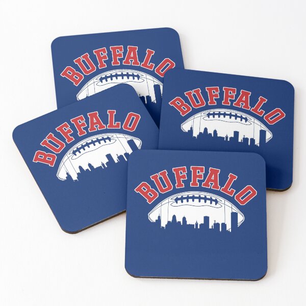 Item preview, Vintage Buffalo Football Skyline New York NY Sports Gift designed and sold by JessehessArt.