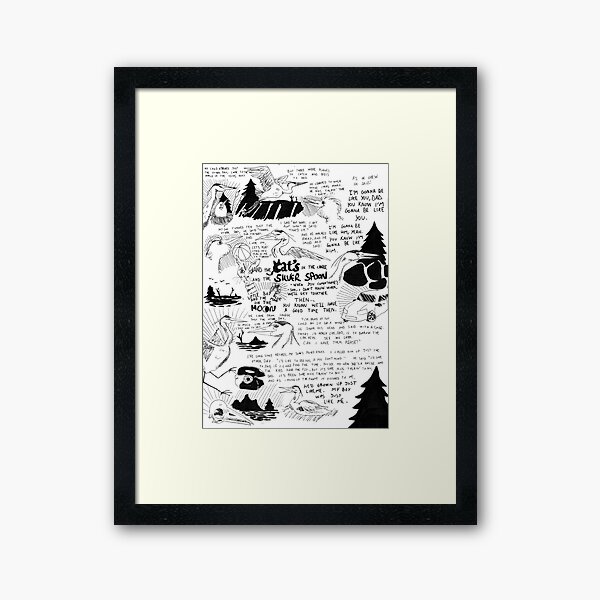 Cats in the cradle Framed Art Print