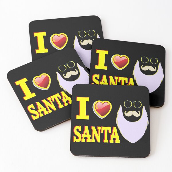 Item preview, i love santa  designed and sold by Urbo Panda.