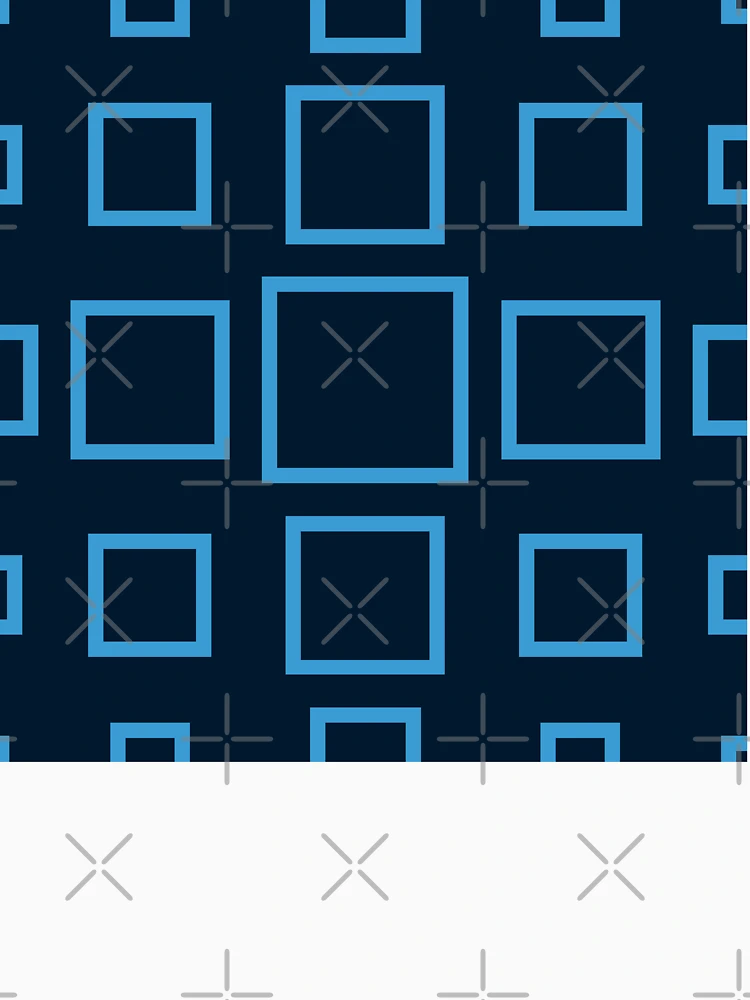 Thumbnail 4 of 4, Fitted V-Neck T-Shirt, Square patterns designed and sold by Patternsonly.