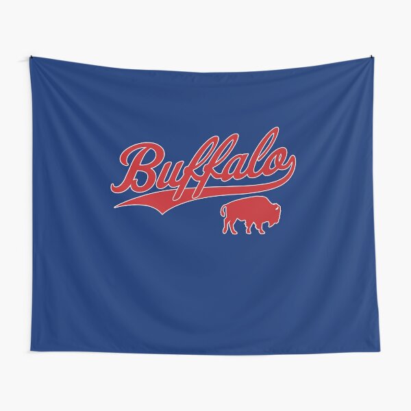 Bills - Vintage Buffalo (Red) - Buffalo Bills - Tapestry