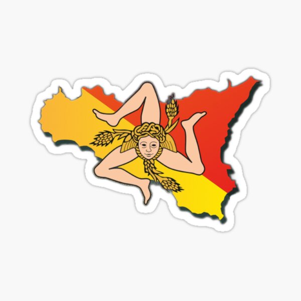 Sicilian flag Sticker