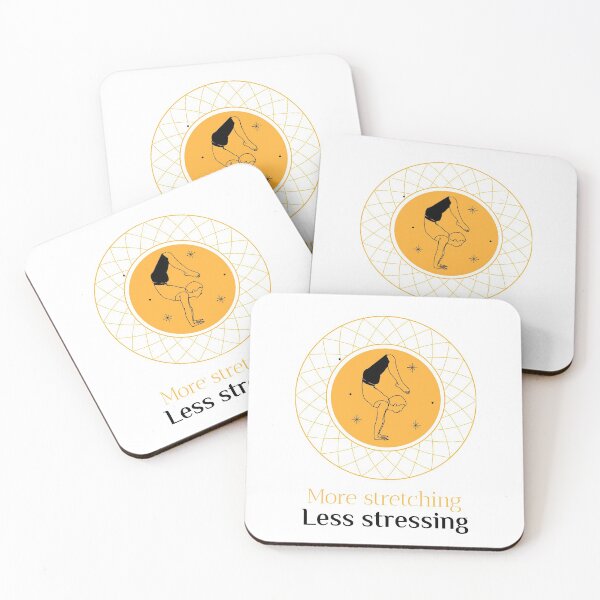 Item preview, MORE STRETCHING | LESS STRESSING designed and sold by Ashalcheema.