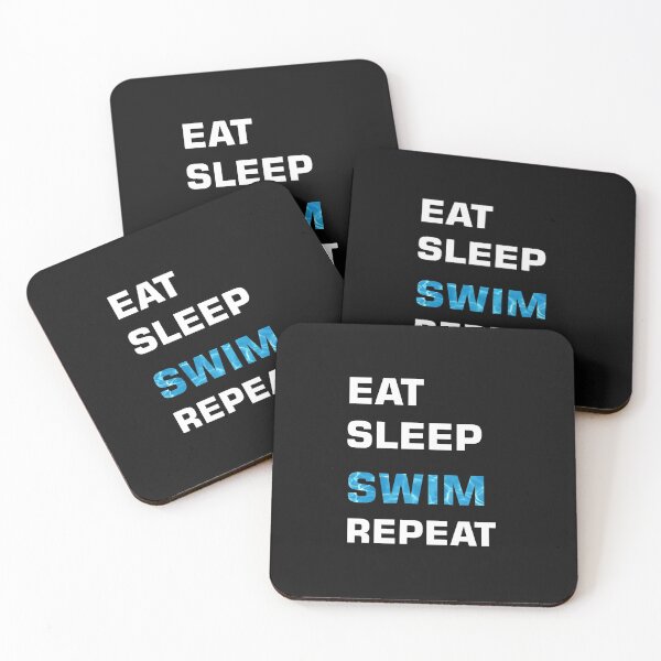 Item preview, EAT SLEEP SWIM REPEAT designed and sold by WOWSOMETHINGNEW.