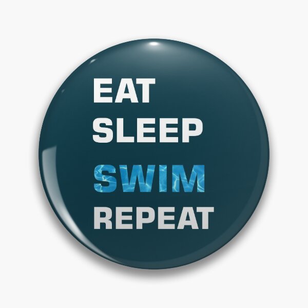 Item preview, EAT SLEEP SWIM REPEAT designed and sold by WOWSOMETHINGNEW.