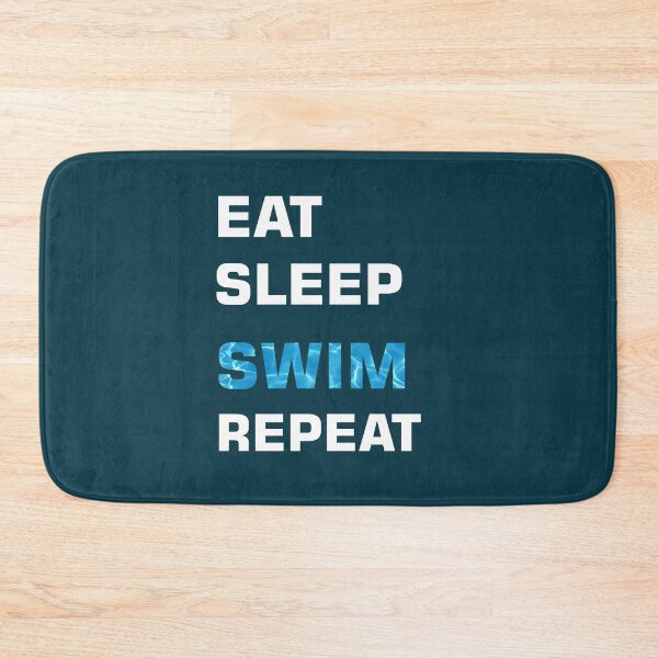 Item preview, EAT SLEEP SWIM REPEAT designed and sold by WOWSOMETHINGNEW.