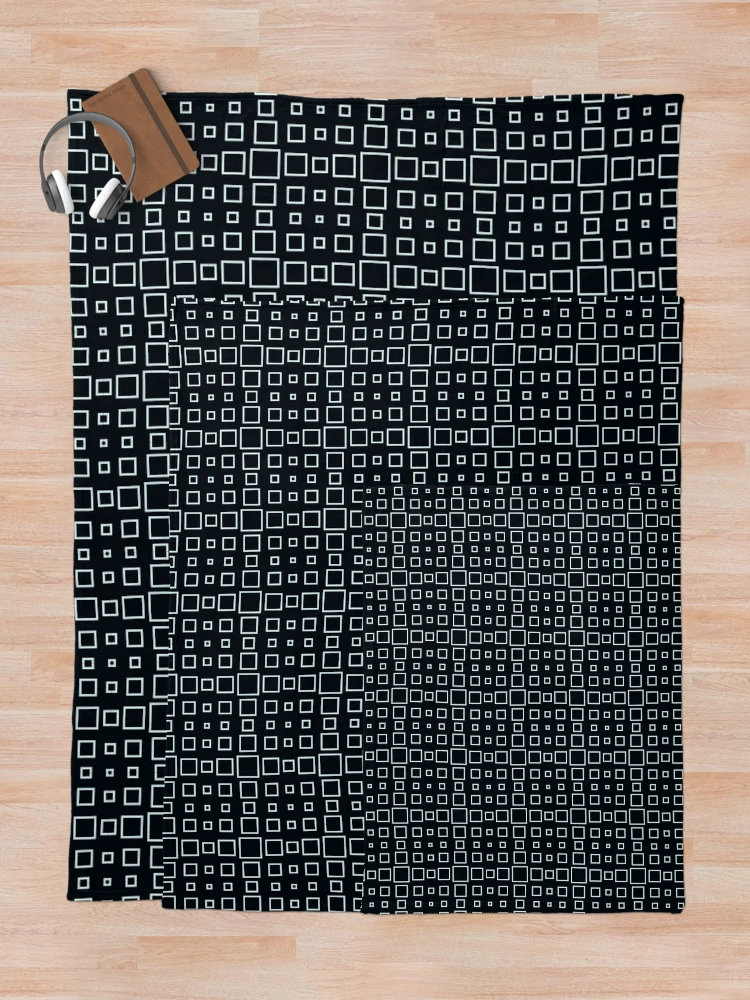 Thumbnail 5 of 6, Throw Blanket, Box patterns designed and sold by Patternsonly.