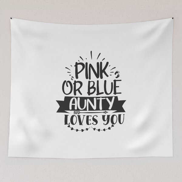 Item preview, or blue aunty loves you designed and sold by Paul's Designs.