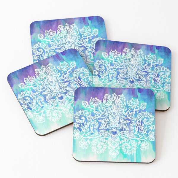 Item preview, Indigo & Aqua Abstract designed and sold by micklyn.