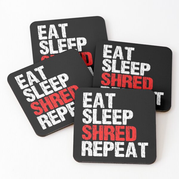 Item preview, Eat Sleep shred Repeat designed and sold by Feline Rockstars.