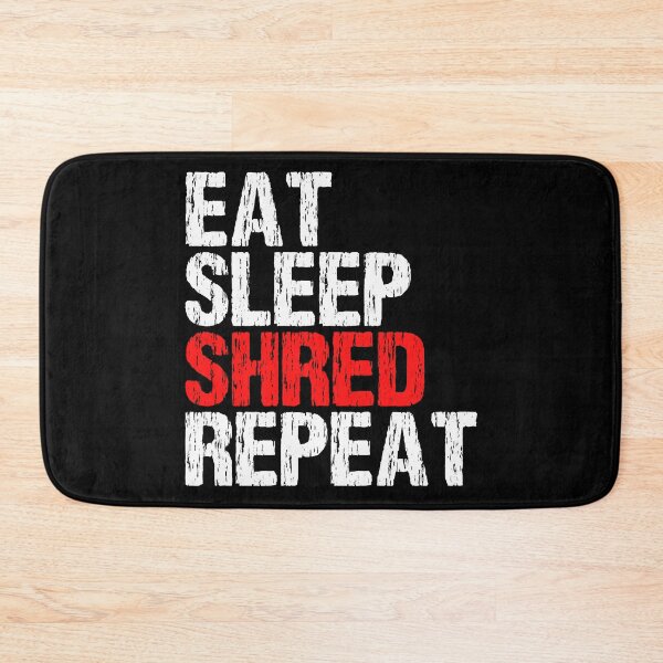 Item preview, Eat Sleep shred Repeat designed and sold by Feline Rockstars.