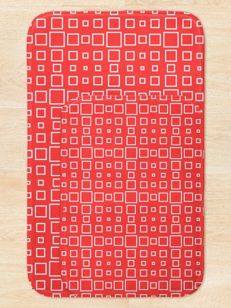 Thumbnail 5 of 6, Bath Mat, Box patterns designed and sold by Patternsonly.