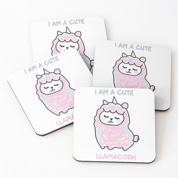 Item preview, I AM A CUTE LLAMACORN designed and sold by ariaarti.