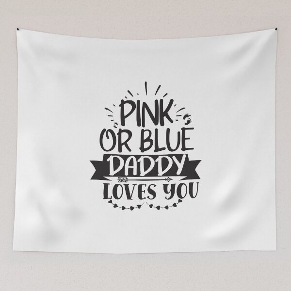 Item preview, or blue daddy loves you designed and sold by Paul's Designs.