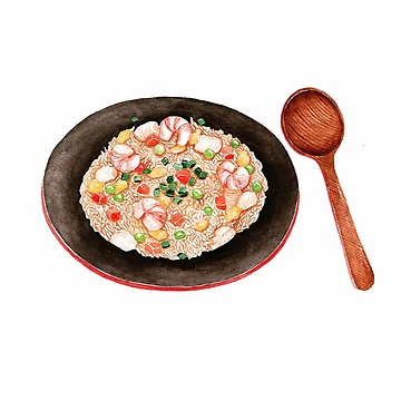 Artwork thumbnail, Fried Rice by TeriRobbins