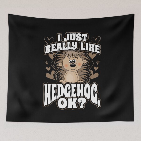 Artikelvorschau, Ich mag Igel einfach sehr, ok entworfen und verkauft von Hananiah Merch.