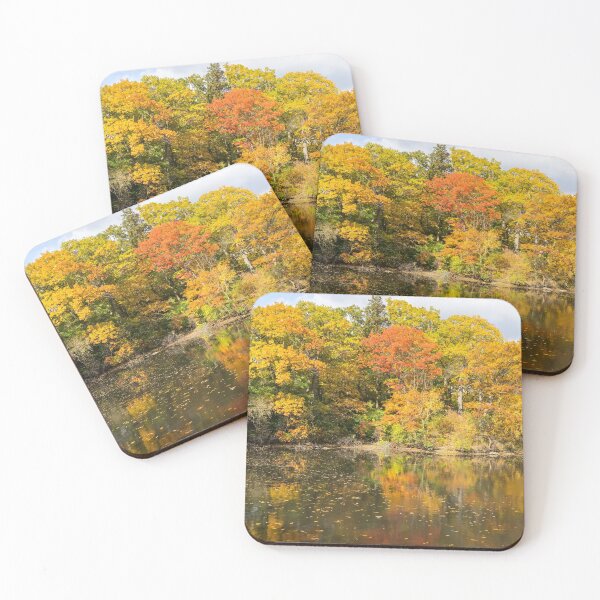 Item preview, Multicolored Lakeside Autumn - Grenadier Pond in High Park Toronto designed and sold by Georgia Mizuleva.