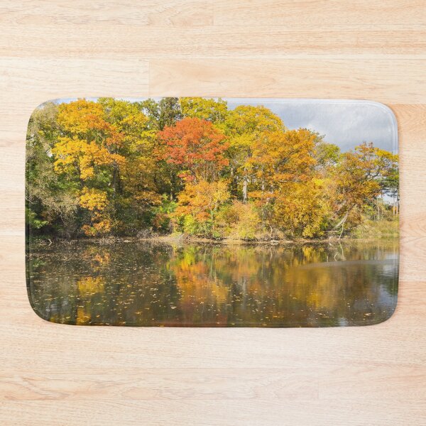 Item preview, Multicolored Lakeside Autumn - Grenadier Pond in High Park Toronto designed and sold by Georgia Mizuleva.