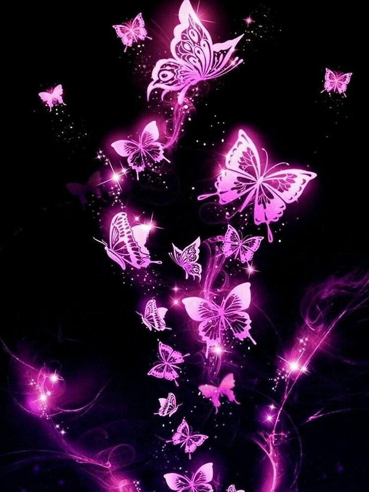 Neon Butterflies by ReesDesigns