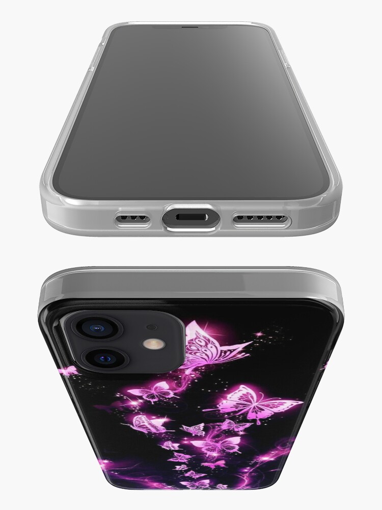 Alternate view of Neon Butterflies iPhone Case & Cover