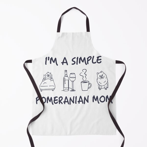 Item preview, I'm A Simple Pomeranian MOM Love Sleep Wine Coffee POM designed and sold by SiRaGeckoDesign.
