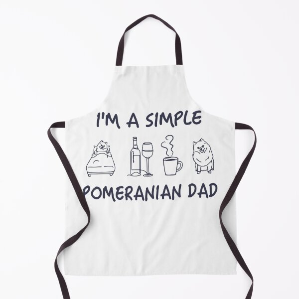 Item preview, I'm A Simple Pomeranian DAD Love Wine Coffee designed and sold by SiRaGeckoDesign.