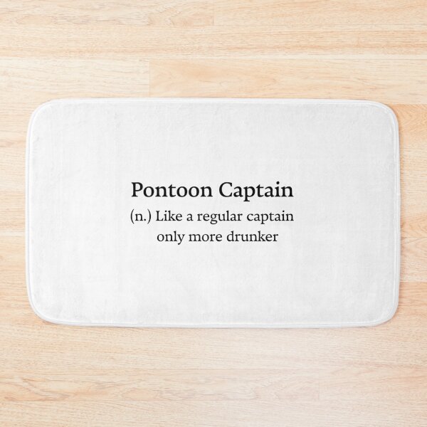 Item preview, Pontoon captain like a regular captain Only More Drunker designed and sold by GoldenDov.