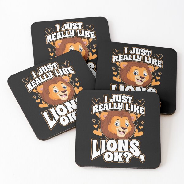 Item preview, I just really like lions ok designed and sold by Hananiah Merch.